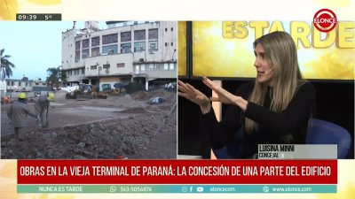 Obras en la vieja terminal: Minni defendi&oacute; la concesi&oacute;n y destac&oacute; la generaci&oacute;n de empleo